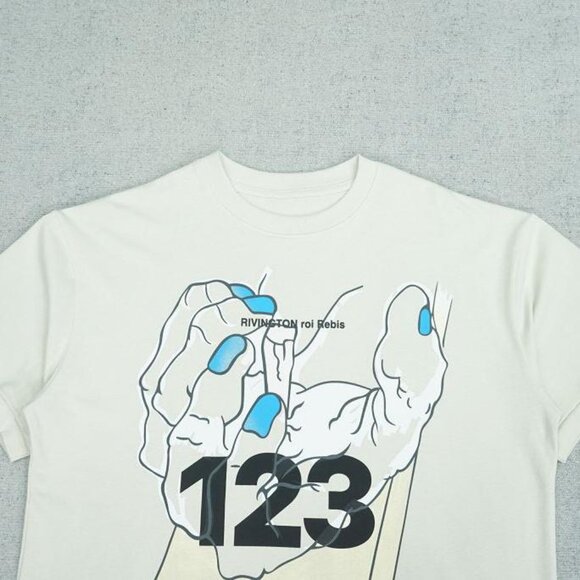 RIVINGTON ROI REBIS Miami God S Hand Printed Short Sleeve - Picture 2 of 6